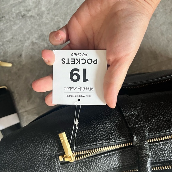 Freshly Picked Ebony Weekender Bag NWT - Picture 5 of 13